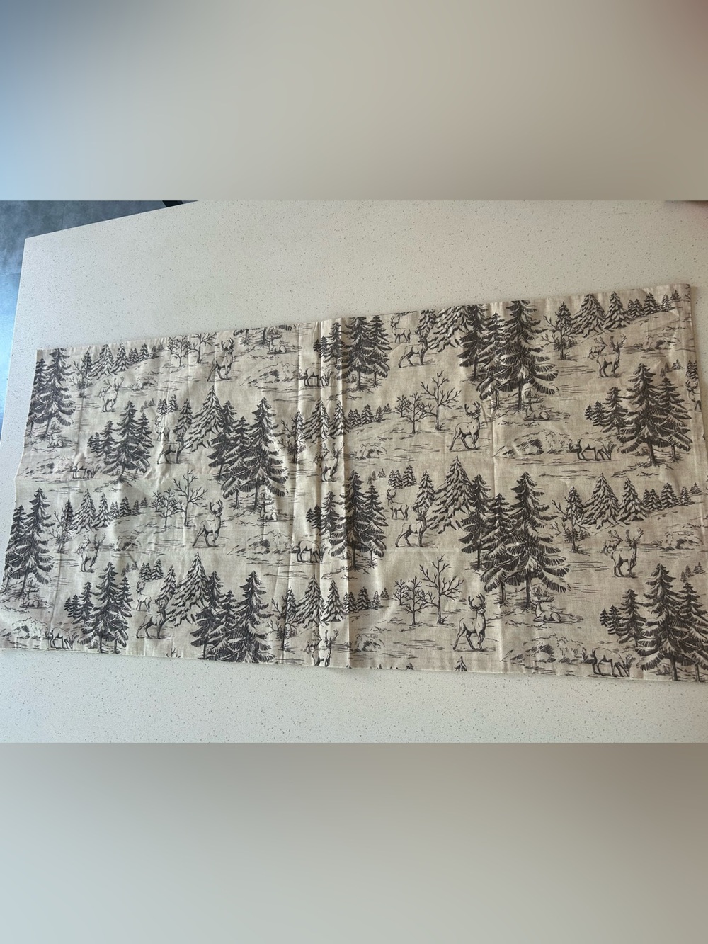 Pottery Barn Rustic Forest King Pillow Sham 1 NWOT